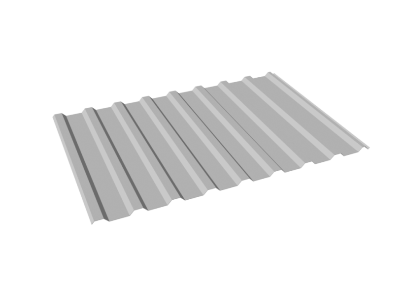 Trapézový plech Blachotrapez T20+, aluzinok, hr. 0,5 mm, 1 m²