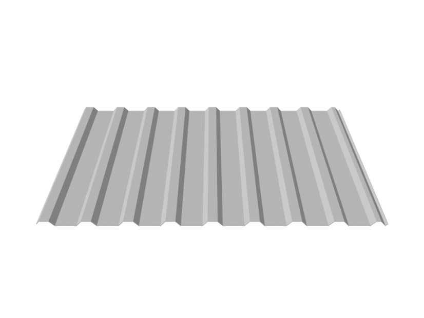 Trapézový plech Blachotrapez T20+, aluzinok, hr. 0,5 mm, 1 m²