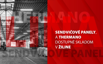 🏗️ Sendvičové panely a Thermano dostupné skladom v Žiline! 🏗️