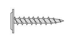 Skrutka do dreva Rova s plochou hlavou Click V 153 - 4,8 x 38 mm (250 ks)