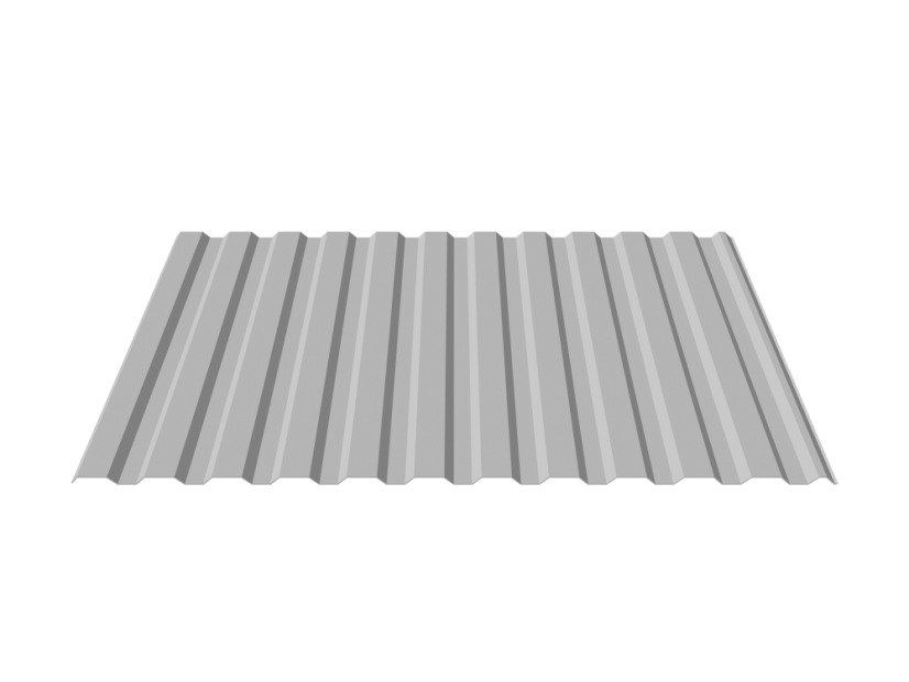 Trapézový plech Blachotrapez T14+ aluzinok 0,5 mm, 1 m²