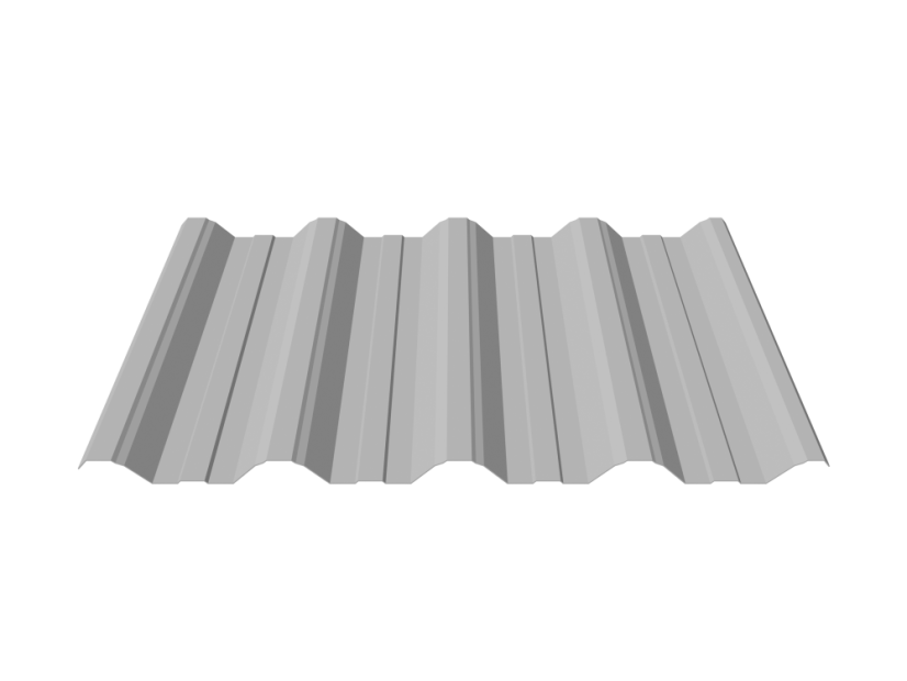 Trapézový plech Blachotrapez T50, aluzinok, hr. 0,7 mm