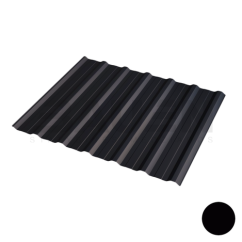 Trapézový plech Blachotrapez T18+ 0,63 mm, lesk RAL 8004