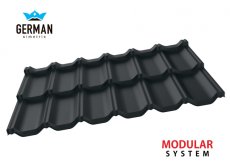 Modulová plechová strešná krytina Blachotrapez GERMAN SIMETRIC 30, 1 ks