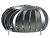 Ventilačná hlavica Lomanco TIB12 priemer 305 mm Eloxovaný hliník