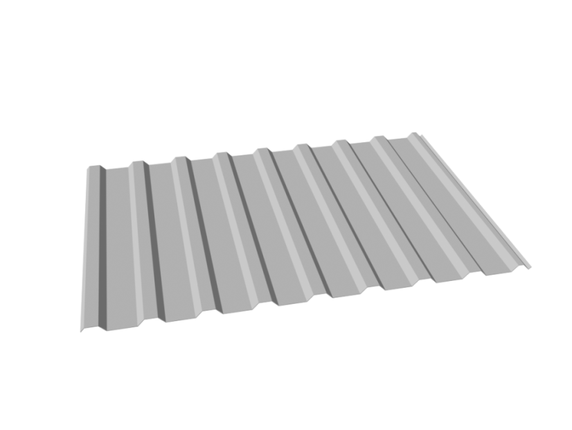 Trapézový plech Blachotrapez T20+, aluzinok, hr. 0,5 mm, 1 m²