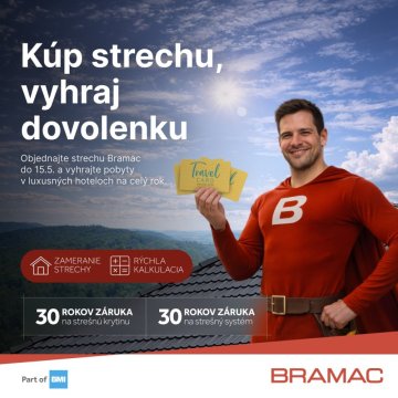 Kúpte strechu Bramac a vyhrajte luxusné pobyty na celý rok!