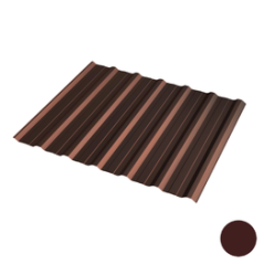 Trapézový plech Blachotrapez T18+ 0,4 mm, lesk RAL 8017