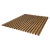 Fasádne lamely Rova symmetric drevodekor tmavý dub
