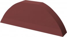 Ruukki - Čelo hrebenáča (štít) plastové pre krytiny v tvare škridle a pre trapézy