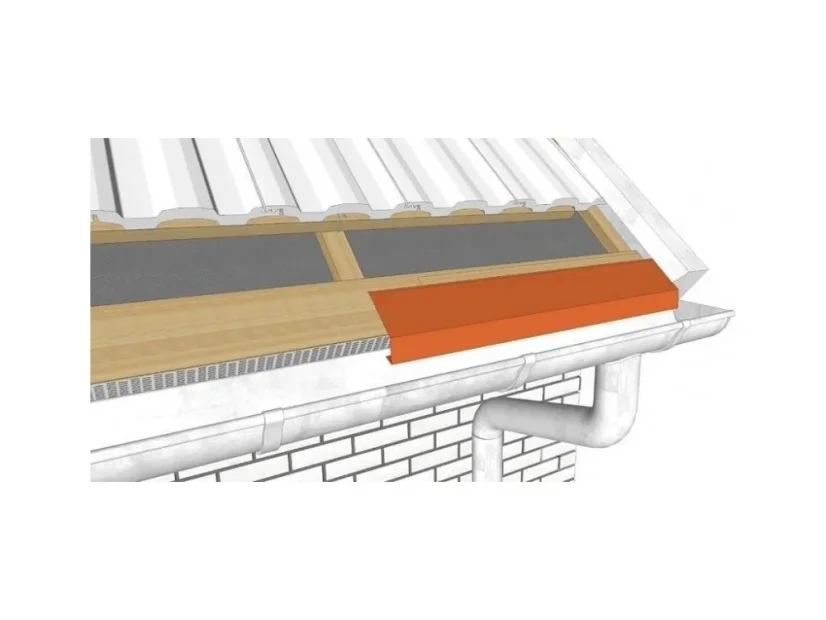 Nadžľabový pás Blachotrapez RŠ 25 cm - Obrobka9Sk