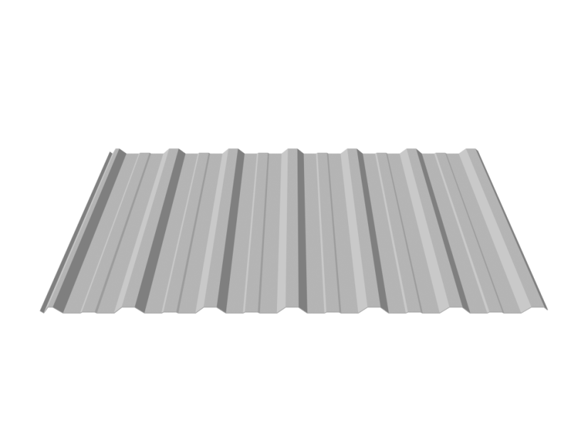 Trapézový plech Blachotrapez T18+, aluzinok, hr. 0,5 mm, 1 m²