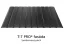 Trapézový plech Blachotrapez T7 PRO perforovaný 0,5 mm, 1 m²