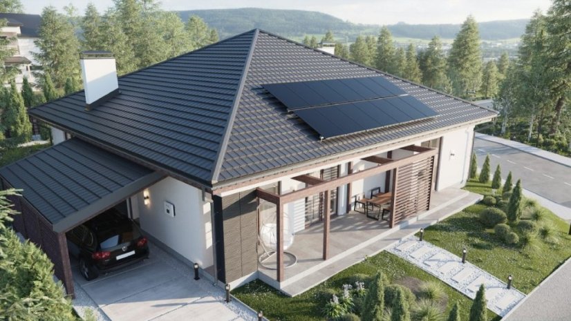 Modulová plechová strešná krytina Blachotrapez TREND