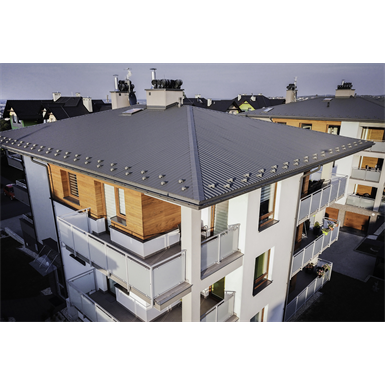 Trapézový plech Blachotrapez T18 Hydrocontrol aluzinok, 1 m²