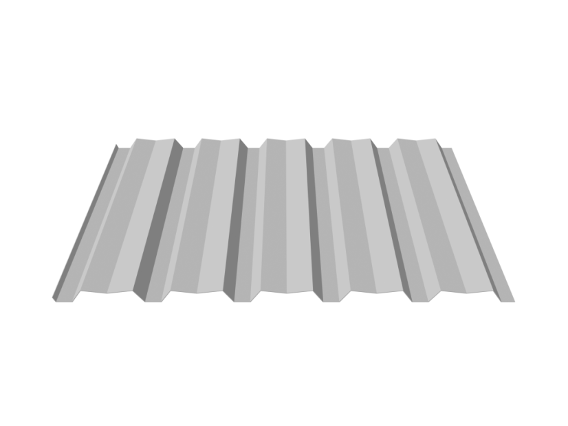 Trapézový plech Blachotrapez T35+, aluzinok, hr. 0,5 mm, 1 m²