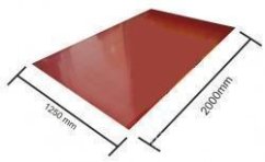 Tabuľový plech Satjam 1250 x 2000 mm hr. 0,5 mm