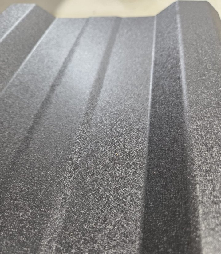 Trapézový plech Blachotrapez T18+ 0,63 mm, lesk RAL 8004